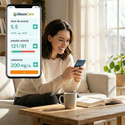 GlucoCare™ Monitor Vital Sin Dolor + Pulsera de Control Gratis — ¡Promoción de Hoy!