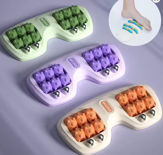 Rodillo de Acupresión Terapéutico — Alivio para Fascitis Plantar y Relajación Total